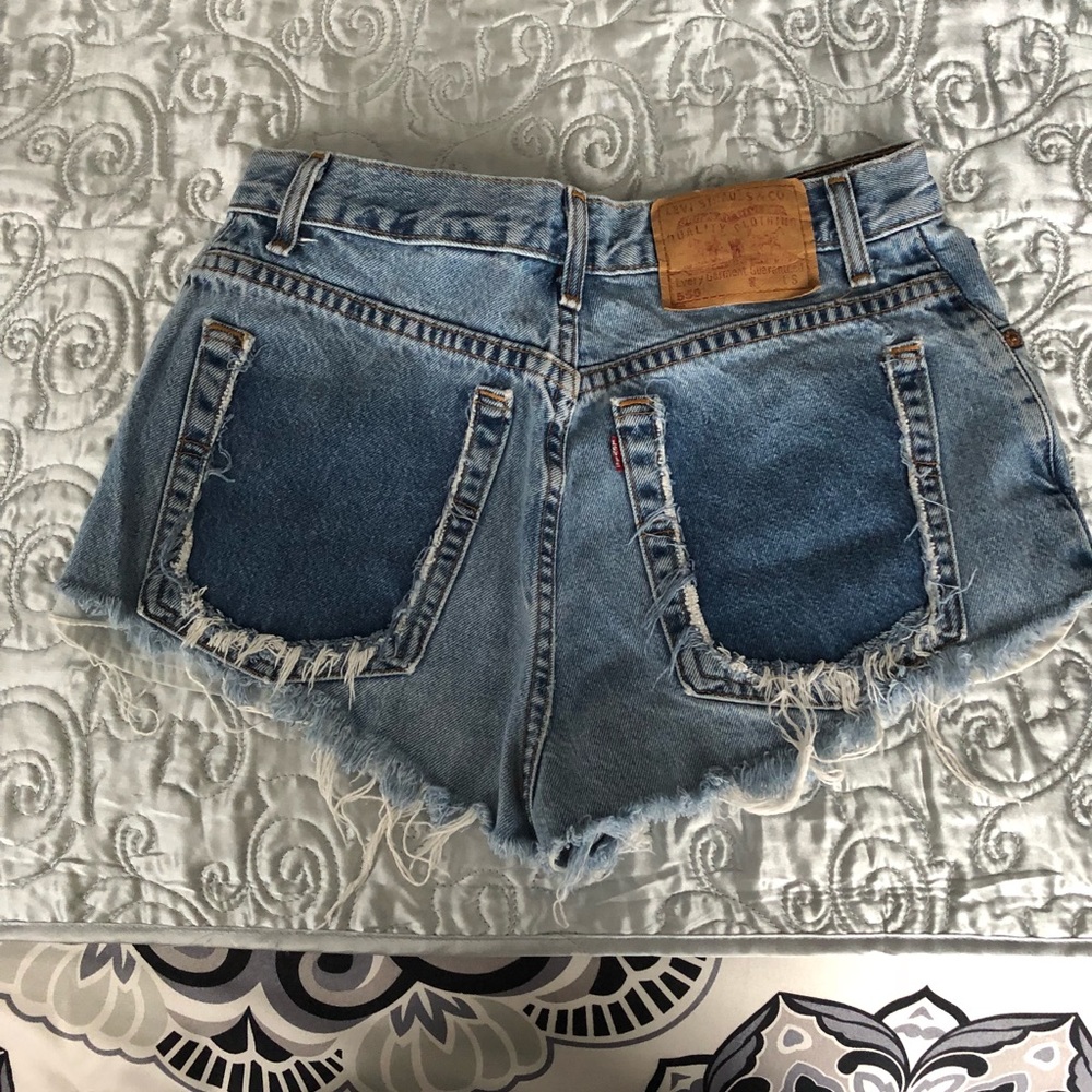 High Waisted Denim Shorts
